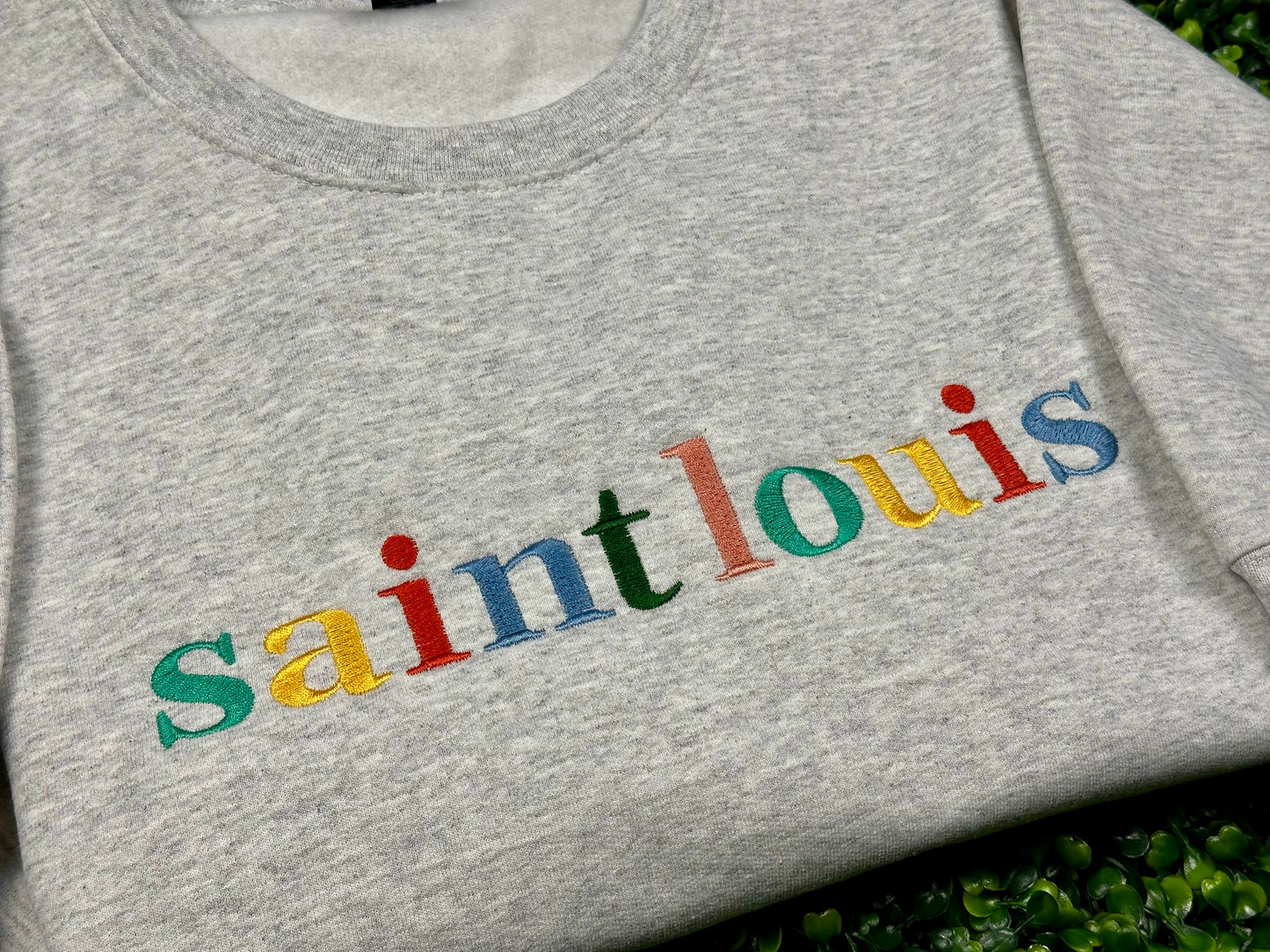Custom City Embroidered Sweatshirt | Personalized Location Crewneck | Multicolor Name Sweatshirt | Girls Trip Crew | Bachelorette Gift