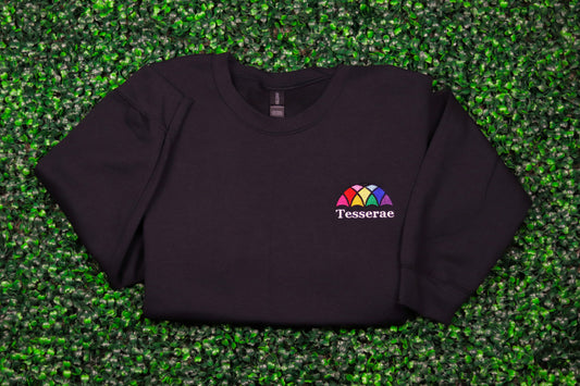 Tesserae Embroidered Crewneck Sweatshirt (Gildan)