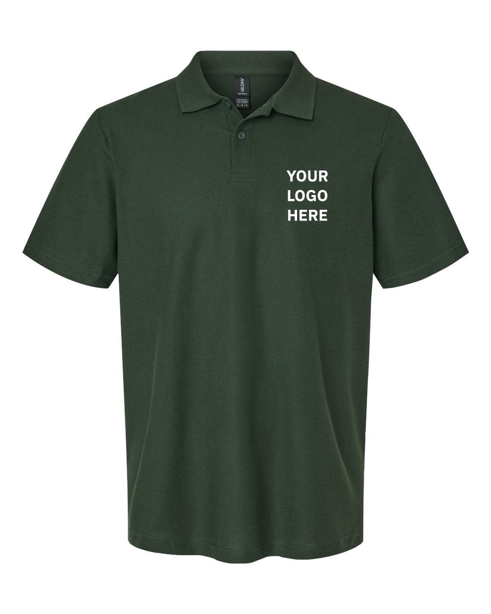 Custom Embroidered Gildan Softstyle Pique Polo