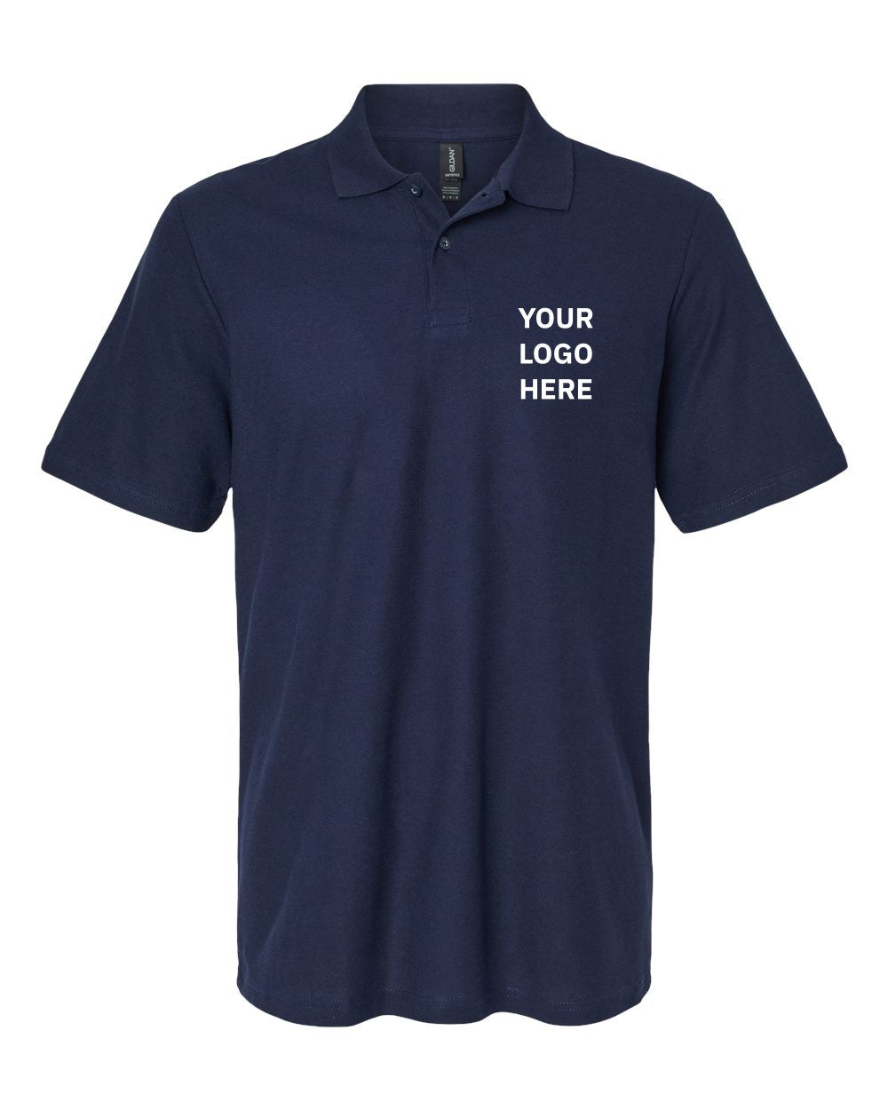Custom Embroidered Gildan Softstyle Pique Polo