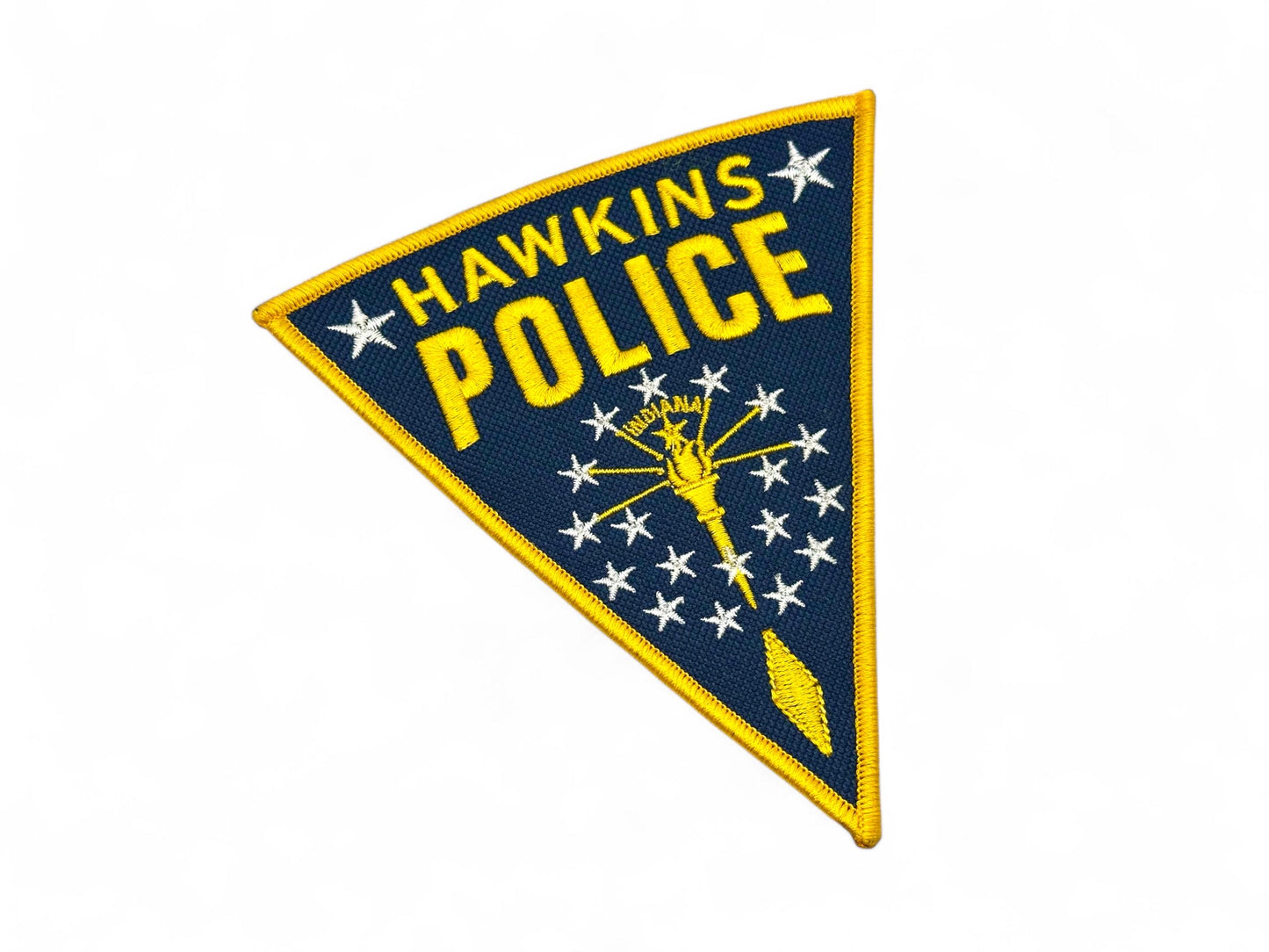 Vintage Retro Police Uniform Embroidered Patch, Iron-On Cosplay Prop Replica